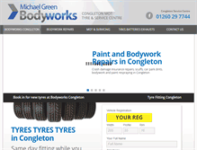 Tablet Screenshot of michaelgreenbodyworks.co.uk